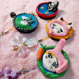 Totoro, No face, Princess Cat