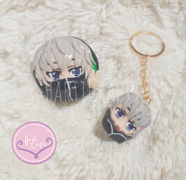 Jujutsu Kaisen Popsocket w./ head keychain (Custom)