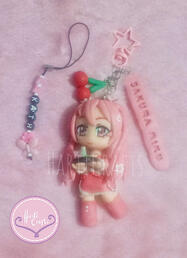Sakura Miku Keychain (Custom)
