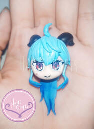 Ganyu Head Keychain (Custom)