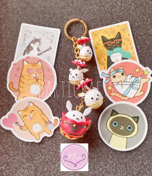 Jumpy Dumpty Keychain