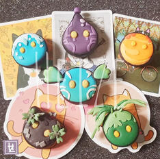 Genshin Slimes Magnets