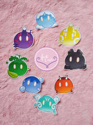 Genshin Slimes Stickers